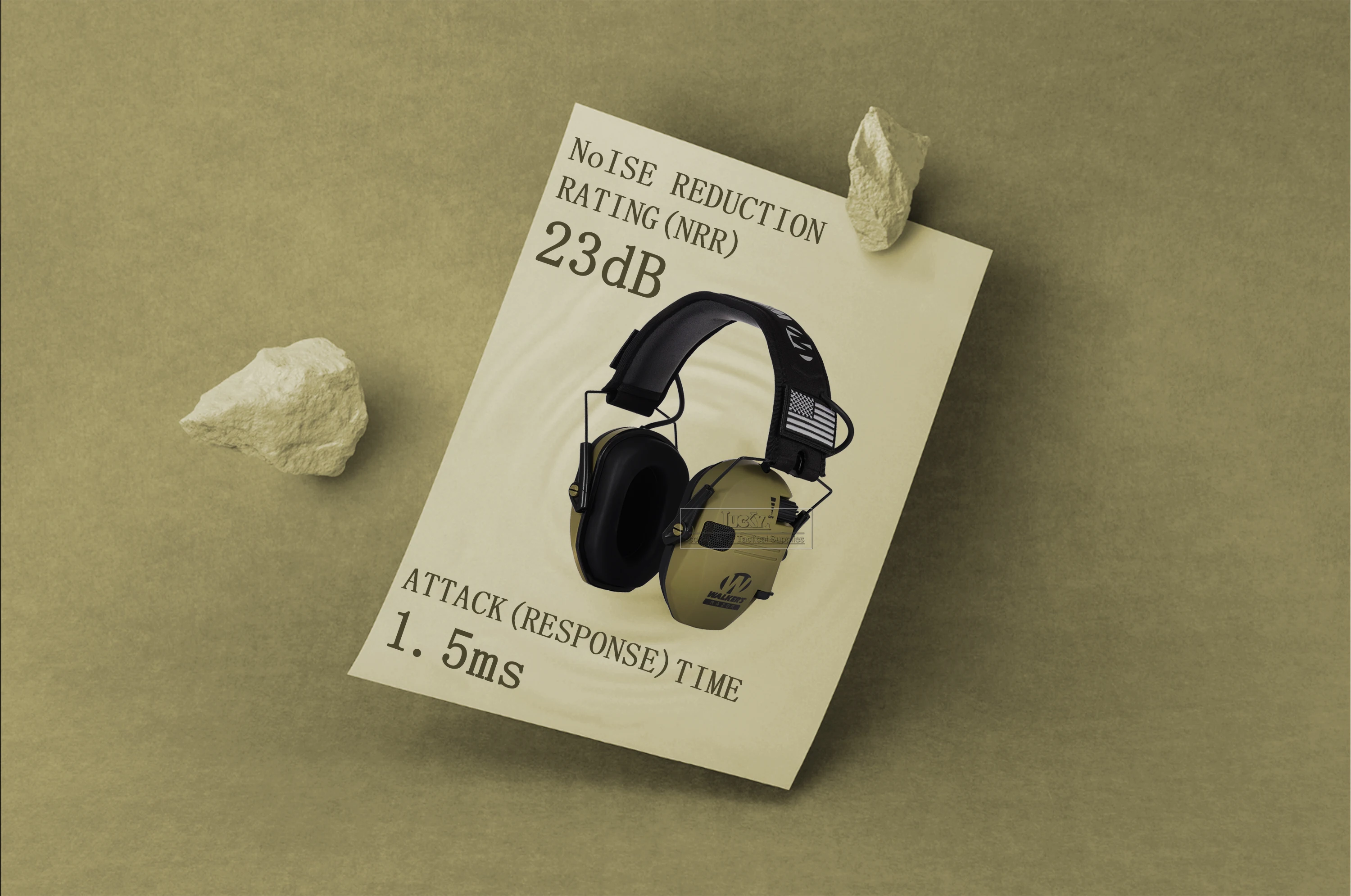 

Military electronic shooting earmuffs pickup sound noise reduction protection hearing headphones tactical hunting headphones