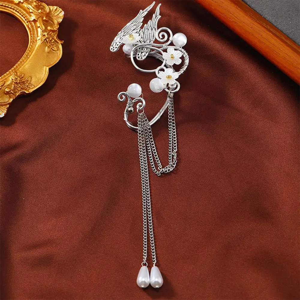 Крылья ангела Сказочные манжеты для ушей Длинные кисточки Манжеты эльфа