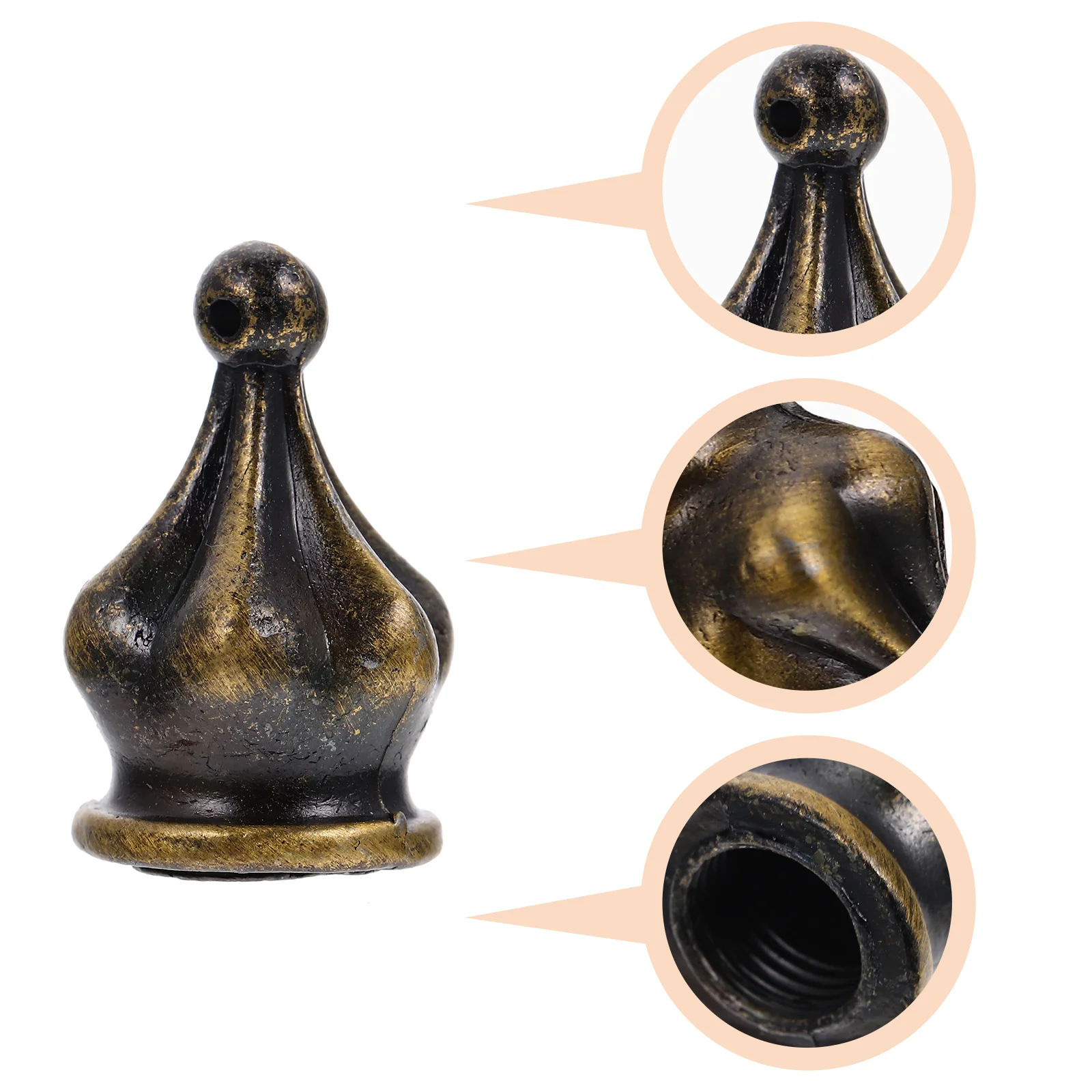 

Lamp Finials Finial Shade Decorative Knobbrass Light Toppers Knobs Bronze Lamps Decoration Ceiling Table Retrotopper Vintage