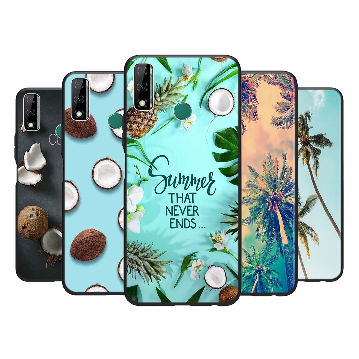 

Summer Cool Coconut For Huawei Y9S Y6S Y8S Y9A Y7A Y8P Y7P Y5P Y6P Y7 Y6 Y5 Pro Prime 2020 2019 Silicone Phone Case
