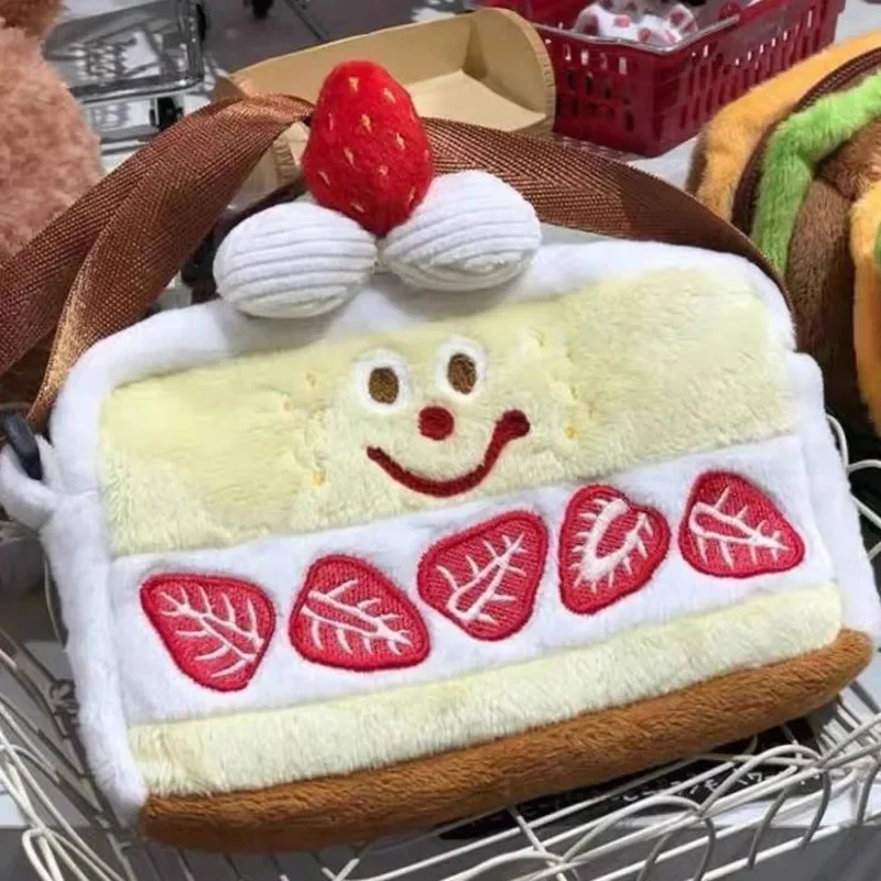 Сумка на пояс с вышивкой торта сумка через плечо японская женская милая