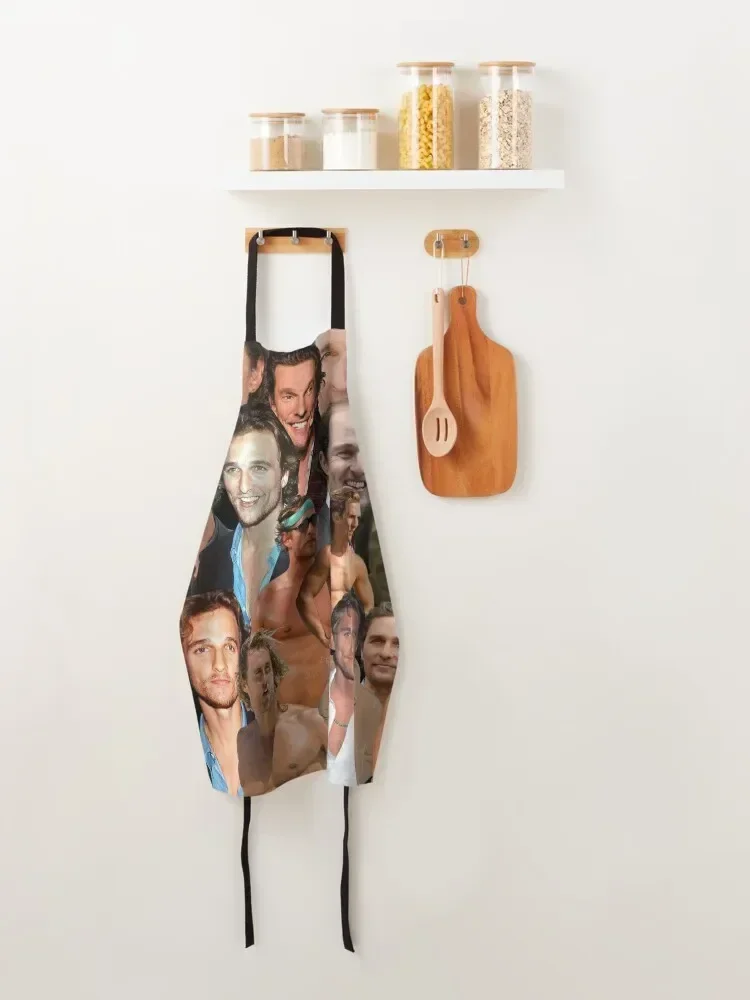 Matthew McConaughey фотоколлаж фартук дома вещи для и кухни рождественские украшения