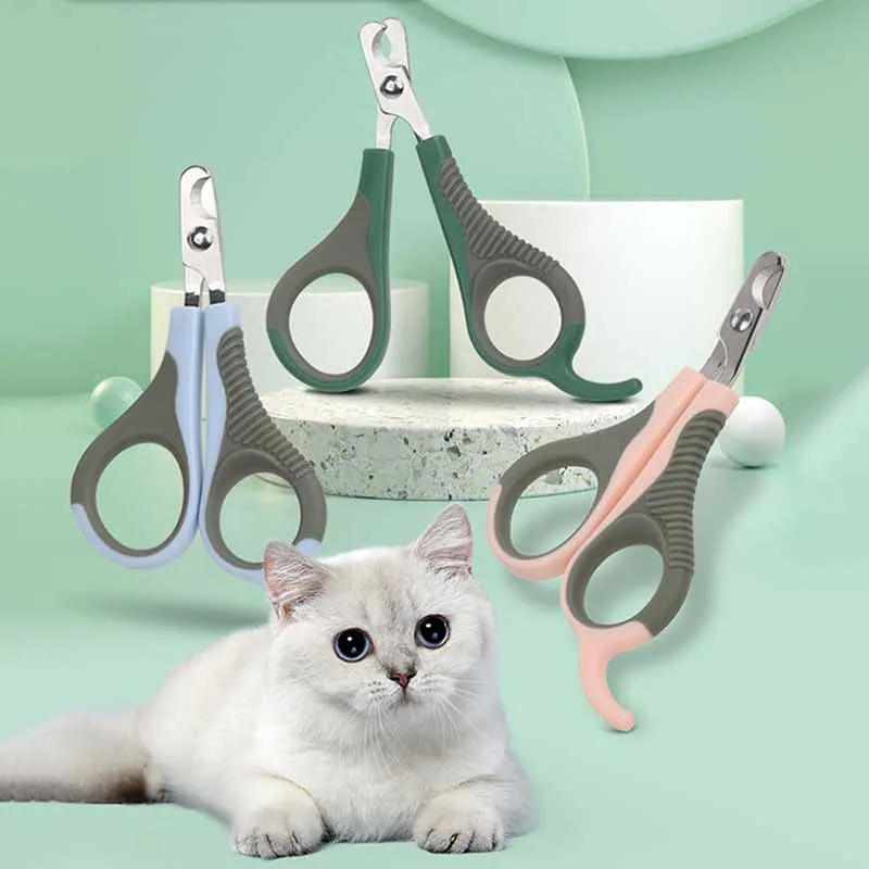 

Pet Nail Clipper Cat Puppy Claw Care Grooming Anti Slip Handle Nail Clippers Cat Accessories Pet Paw Grooming Supplies
