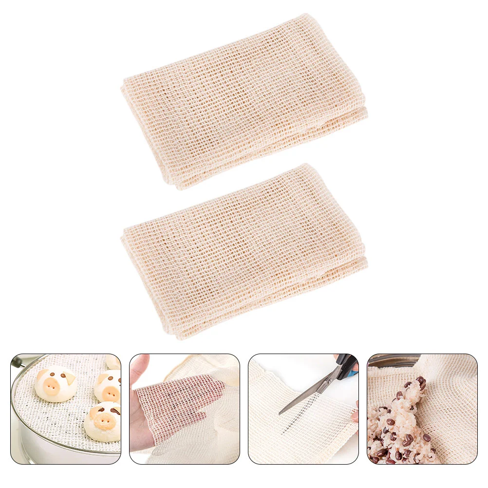 

Steamer Mat Cotton Padssilicone Cloth Reusable Tableware Pad Mesh Dim Sum Kitchen Sheets Steamed Parchment Bun Mats Non Stick