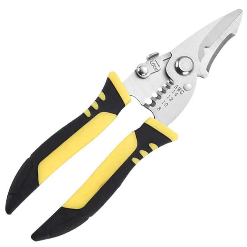 

Кусачки для проводов обжимные плоскогубцы для зачистки проводов ручные инструменты ножницы электрика кусачки для зачистки проводов ручны...