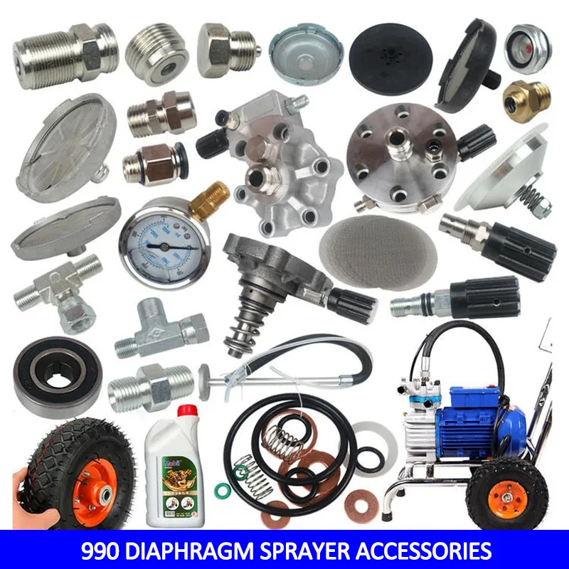 Безвоздушный спрей компонент 990 диафрагменный насос для обслуживания корпуса