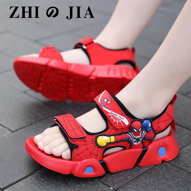 

2022 Children's Cartoon Spider Boy Summer Children's Sandals Boy's Sandals Beach Wading Slippers Boys' Casual Shoes Comfortable