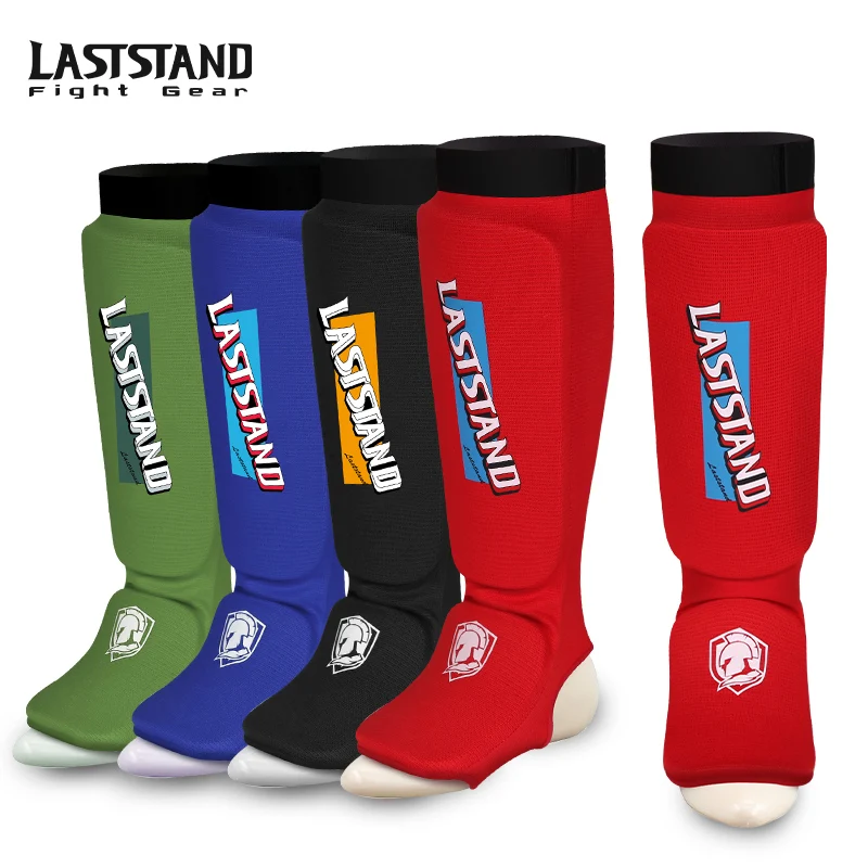 Хлопковые боксерские щитки для голени защита голеностопа ног TKD коврик