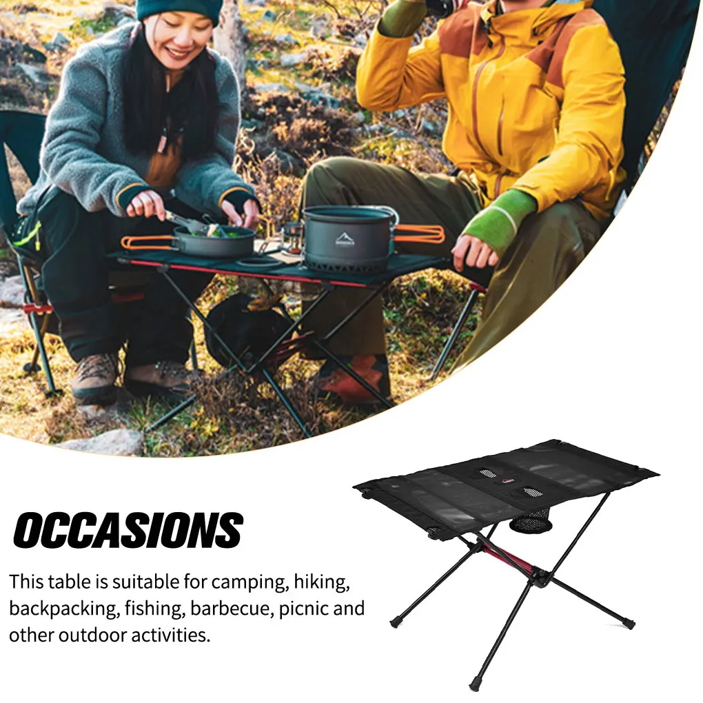 

Widesea Folding Table Portable Camping Camper Desk Barbecue Furniture
