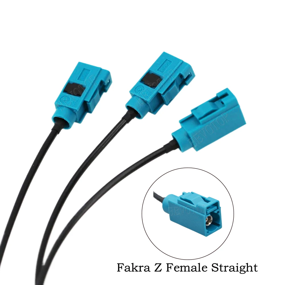 RG-174 Fakra Z штекер к 1 * гнездо и SMA сплиттер Y-образный RG174 RF коаксиальный кабель для