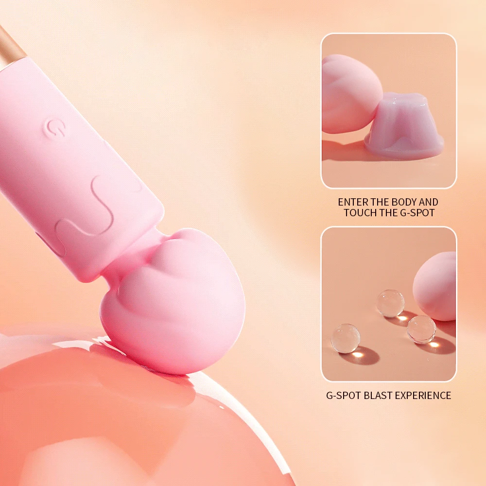 Женский мини-сильный 10-режимный вибратор женский массажер с двойным