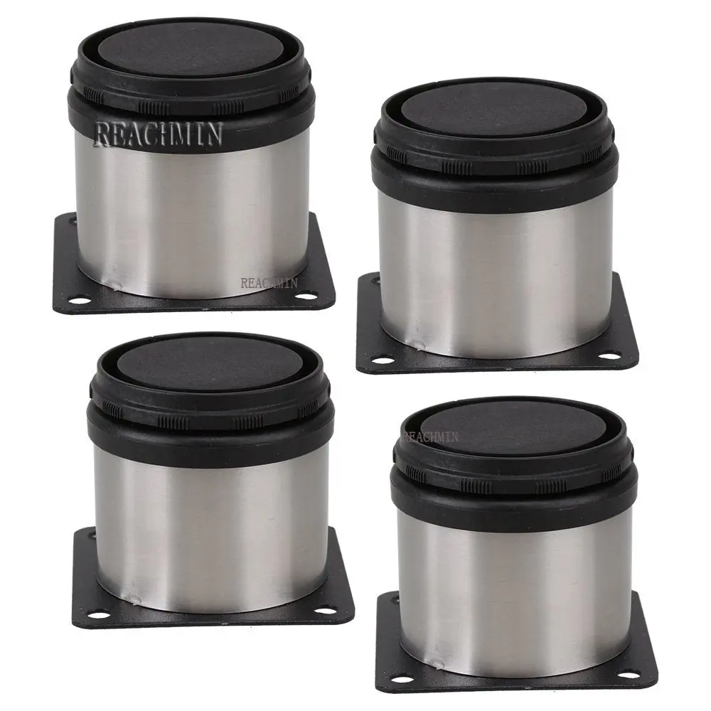 

4 шт., регулируемые ножки из нержавеющей стали, 50 х50 мм