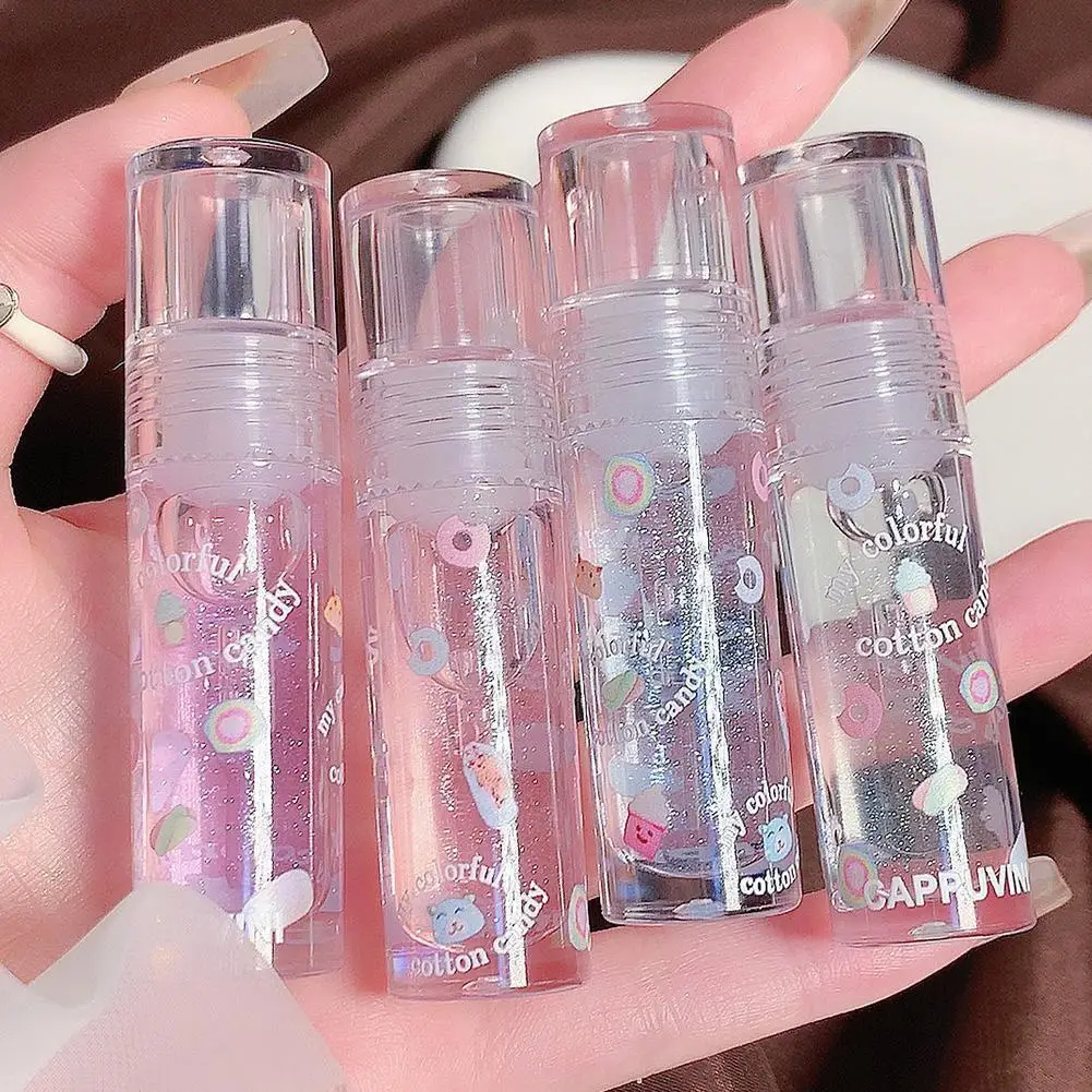 

Cotton Candy Transparent Lip Transparent Lip Gloss Lasting Clear Gloss Moisturizing Mirror Lipstick Oil Moisturizing Lip J6N5