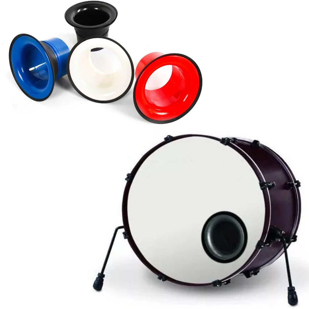 

1pc Bass Drum Enhancer Port Insert Enhancement Hole Drum Bottom Amplifier Booster Musical Instruments Bass Drum Hole Ring