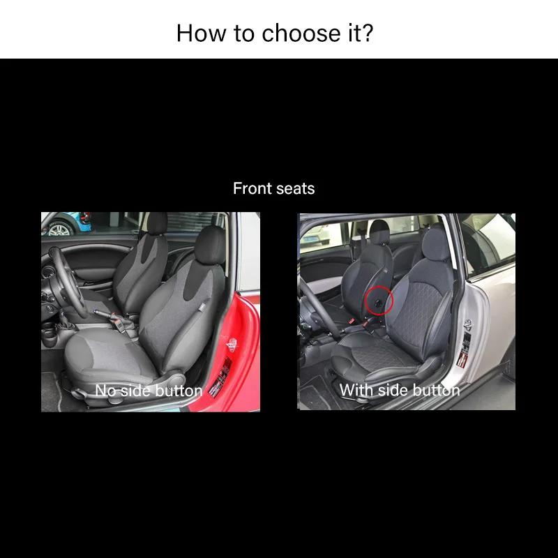 Car Seat Cover Protector Cushion For Mini Cooper R50 R53 HATCHBACK R55 CLUBMAN R56 R57 R58 R59 ROADSTER R60 COUNTRYMA images - 6