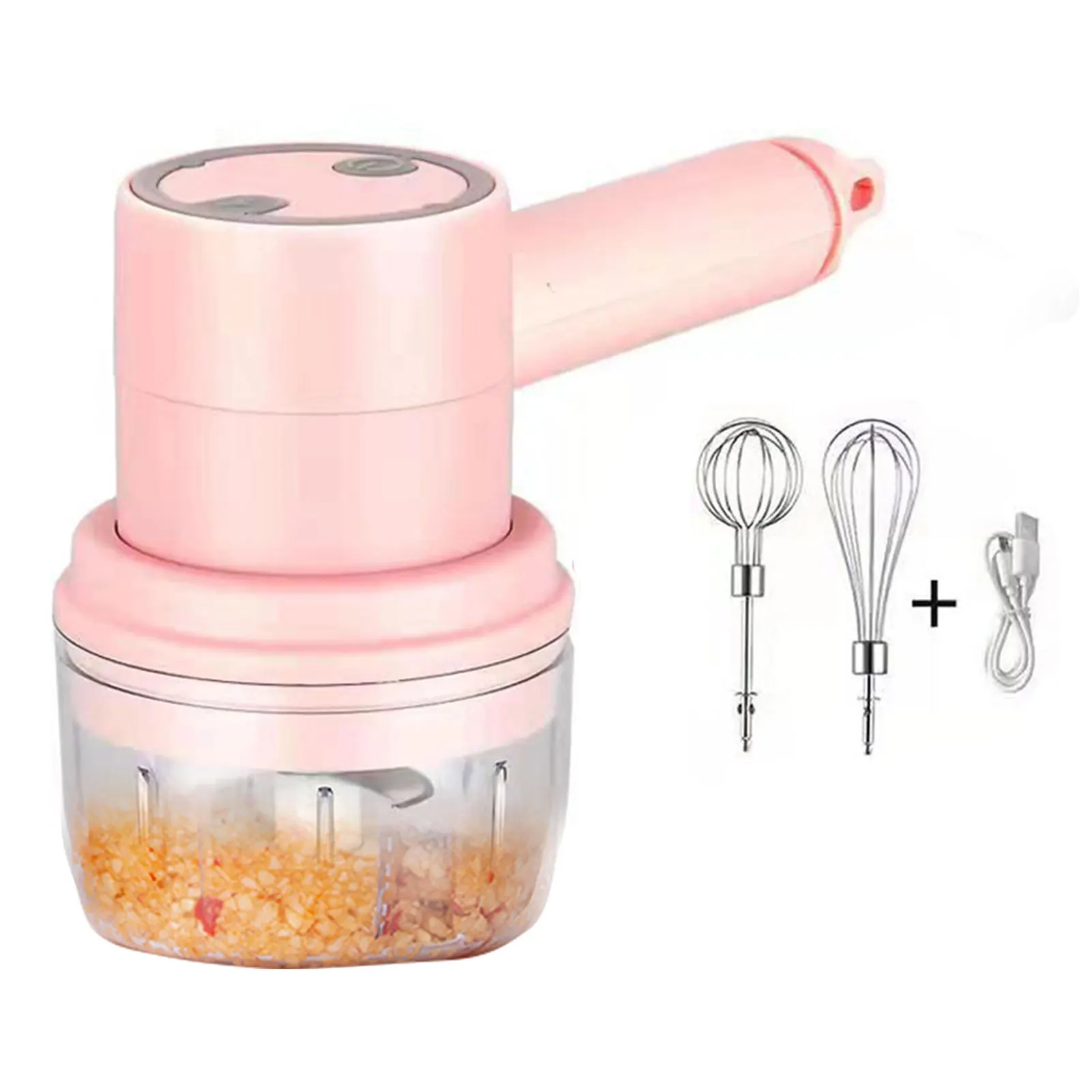 

Kitchen Acessories Handheld Wireless Egg Beater Electric Mini Garlic Chopper Portable Blender For Vegetable Fruit Meat Food