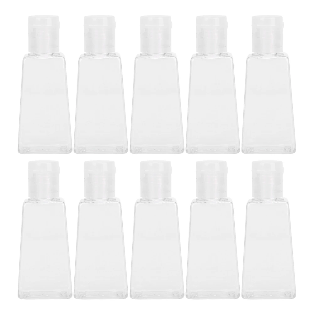 

10pcs Lotion Cream Pump Makeup Cosmetic Travel Refillable Plastic Squeeze Bottle 30ml