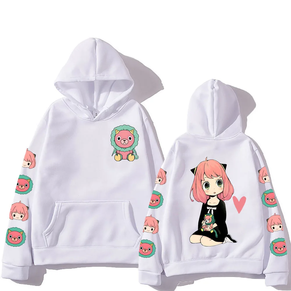 

Kids Sweatshirt Spy X Family Anime Cartoon Hoodie for Teen Girls Boys Hoody Girls Kawaii Anya Forger Long Sleeve Sweatshirts Top