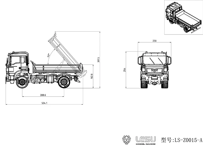 LESU 114 4X4 металлическое шасси Tgs RC гидравлический самосвал свет звук двигатель ESC для игрушки с дистанционным управлением Tamiyaya (art.: 3920d142a2bde) - 3920d142a2bde