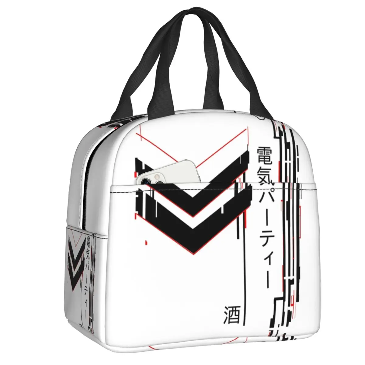 

Electric Party Insulated Lunch Bags for School Office Techwear Portable Thermal Cooler Bento Box Women Kids lunchbag