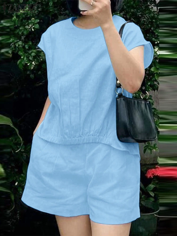 Женский летний комплект из двух предметов ZANZEA