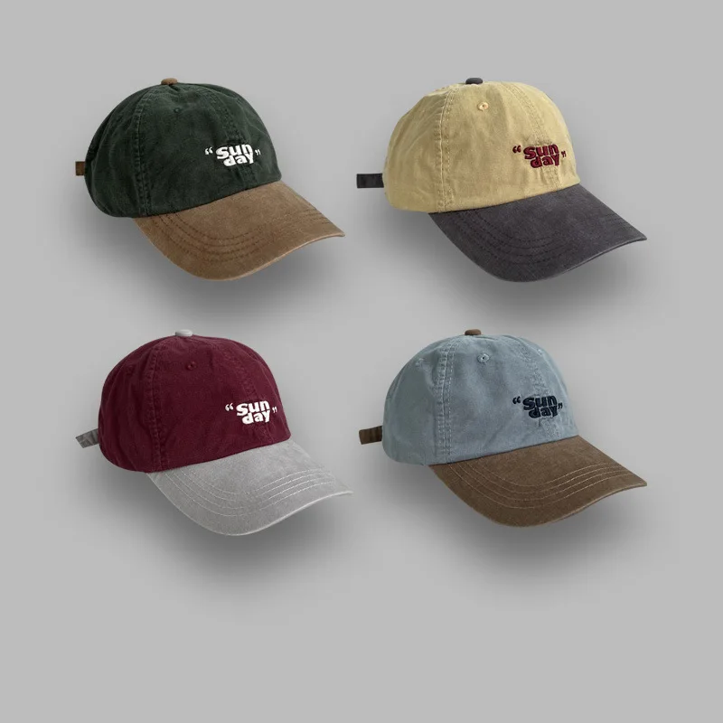 Кепка с козырьком индивидуальная уличная Ретро Спортивная мягким верхом