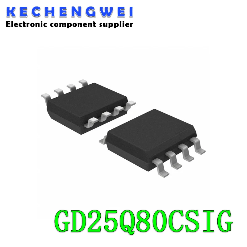 

10pcs/lot Brand New & Original Gd25q80csig Sop-8 8Mbit SPI Flash Memory