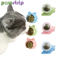healthy catnip toys cat candy licking balls edible nutrition catnip snack rotatable kitten energy ball toy treats cleaning teeth