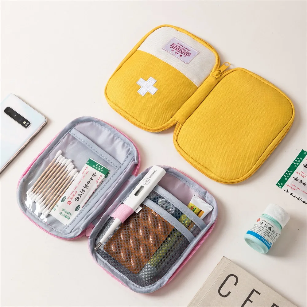 

Portable medical bag Medicine storage bag Go out Small medical bag Travel storage first-aid bag Macarone outdoor sportsnecessary