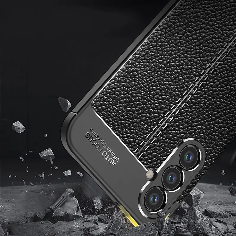 For Samsung Galaxy A34 Case For Samsung Galaxy A34 Cover Funda Shell Soft TPU Leather Phone Bumper For Samsung Galaxy A34