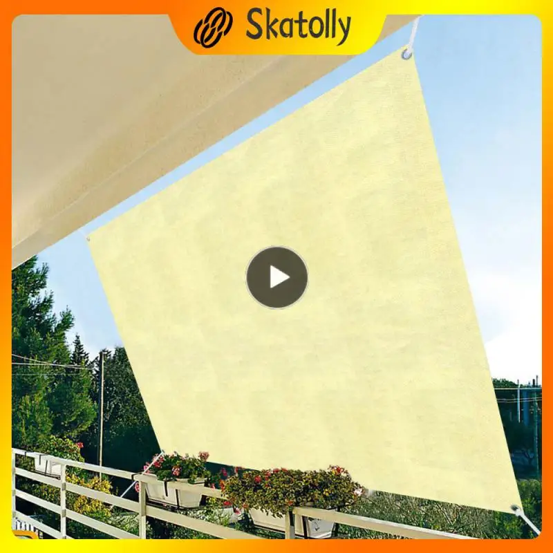 

5/8/10PCS Sun Protection Awning Rectangle Sun Shade Sail Canopy 98%UV Block Sun Shelter For Outdoor Garden Beach Patio Pool