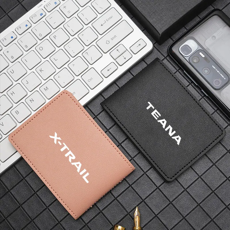

Car Card Package Driver License Multifunction Bank card ID card PU Leather Bag for Nissan sylphy teana tiida Titan Versa x-trai