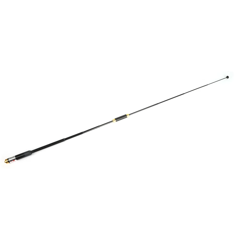 Gtwoilt New High Gain Telescopic Antenna Black AL800 UHF/VHF 144/430MHz SMA-F SMA BNC for Yaesu PRYME Kenwood HYT BAOFENG UV-5R