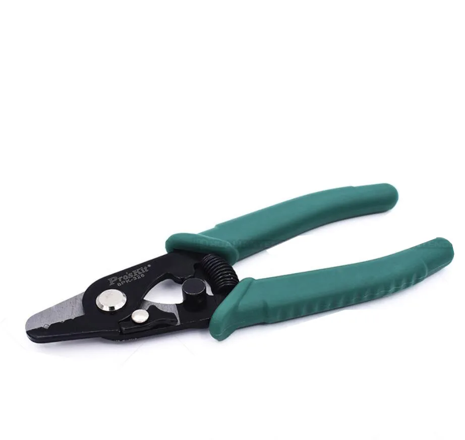 Proskit 8PK-326 плоскогубцы для зачистки волокна Miller с тремя горловинами покрытий