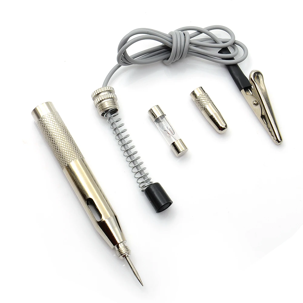 

2022 New DC 6V 12V 24V Probe Light System Test Probe Lamp Car Light Circuit Tester Lamp Voltage Test Pen Detector Copper