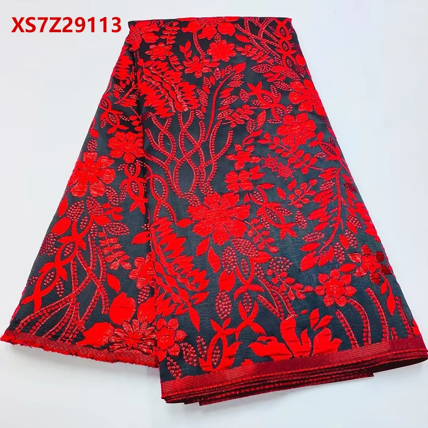 

Luxury African Embroidered Tulle For Wedding Fabric