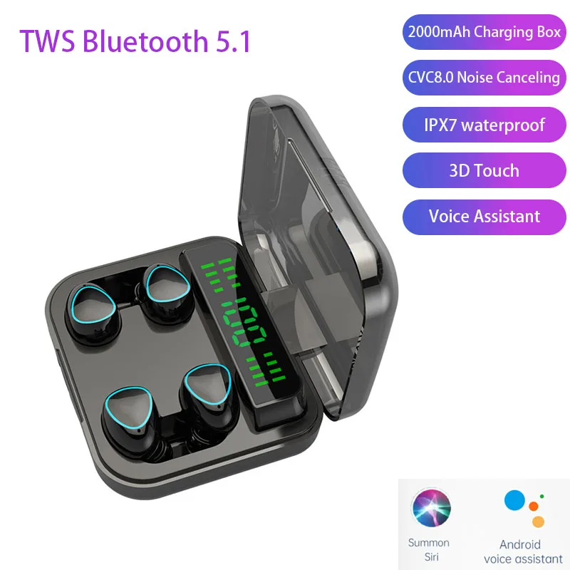 

Original Stereo Headphones Bass Headsets TWS Wireless Bluetooth Earphone for Sharp Aquos R3 SH-04L 808SH SHV44 Music Earbud