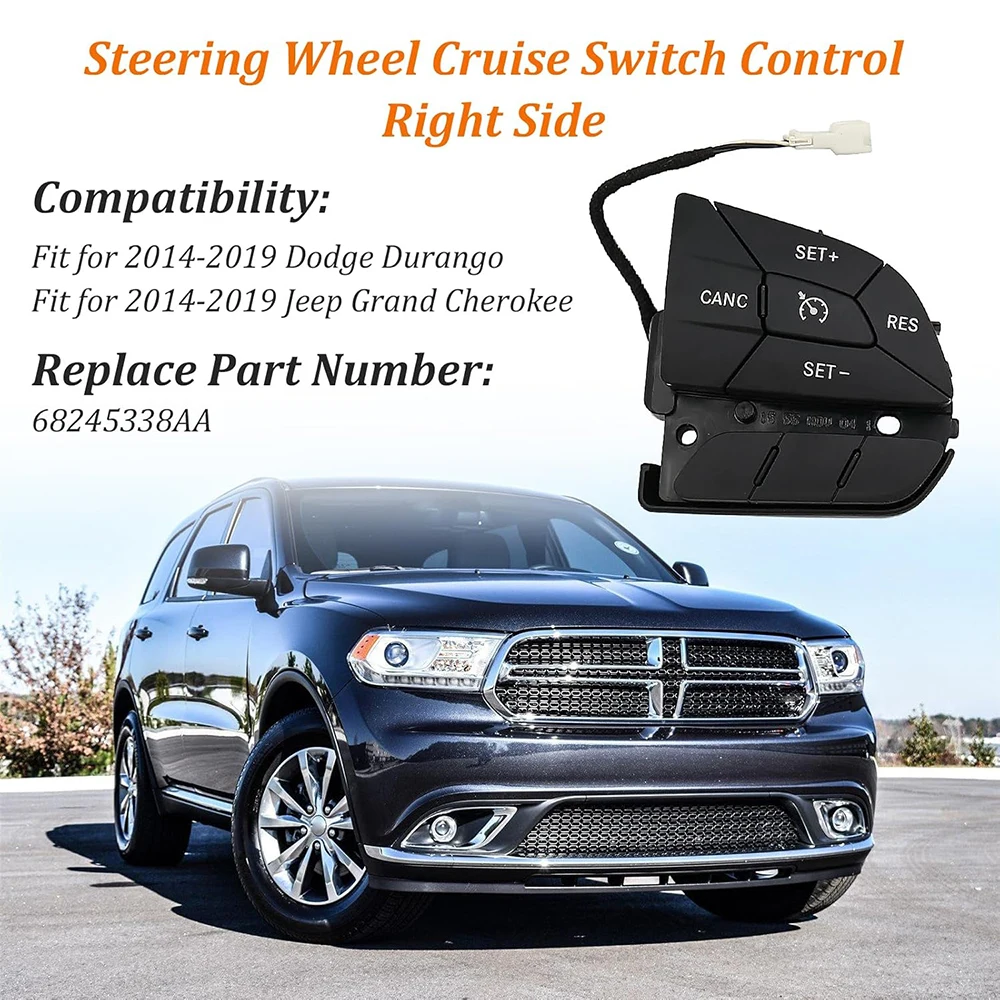 Кнопка переключателя круиз-контроля на руль автомобиля для 2014-2019 Dodge Durango Jeep Grand