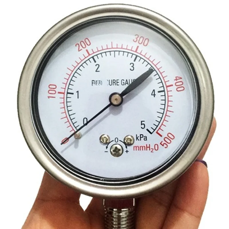 

YE60 Capsule Pressure Gauge Differential Pressure KPG Meter Natural Gas Meter YE-60