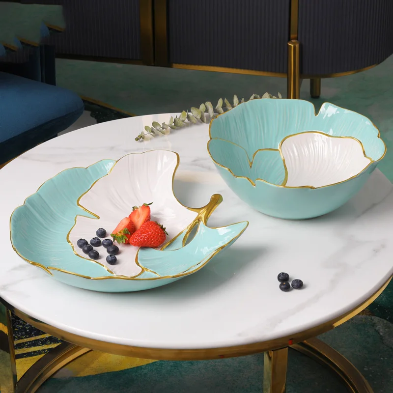 

Роскошная сервировочная тарелка, конфета, десерт для послеобеденного чая, керамическая тарелка с фруктами в скандинавском стиле, домашняя посуда Vajilla для гостиной