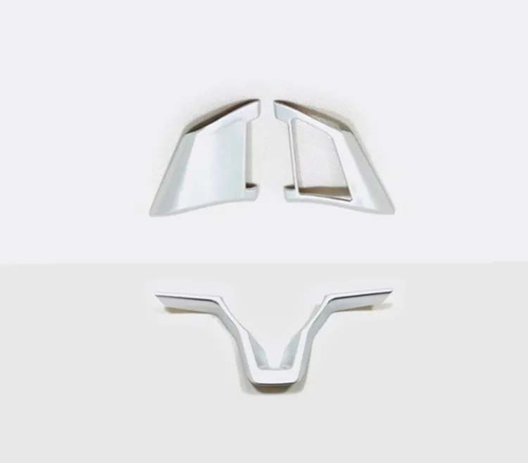 

For Nissan QASHQAI 2017-2020 ABS Chrome Steering wheel decorative frame Anti-scratch protection decoration car accessories