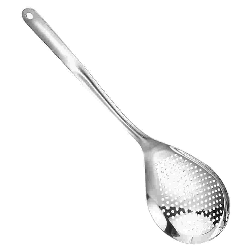 

Skimmer Spoon Ladle Strainer Slotted Colander Cooking Stainless Steel Kitchen Frying Pot Fathot Utensilmetal Scoop Fried Soup