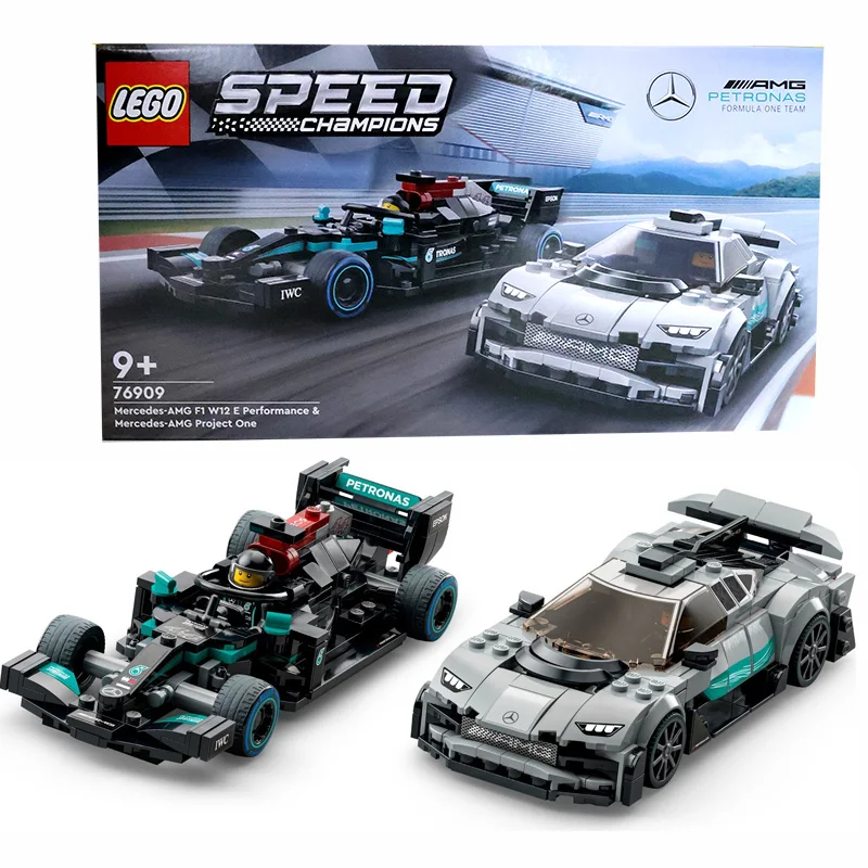 LEGO 76909 скоростные чемпионы Mercedes-AMG F1 и Project One