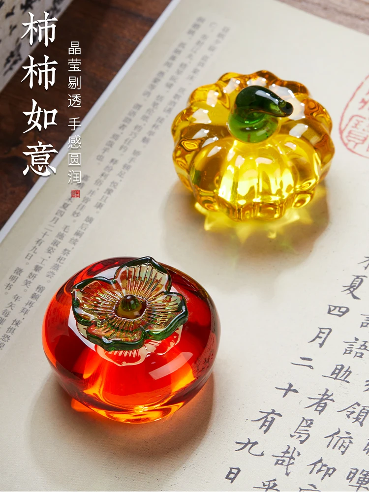 Пресс-бумага для стекол Persimmon Ruyi украшение учебы большой внешний вид маленький
