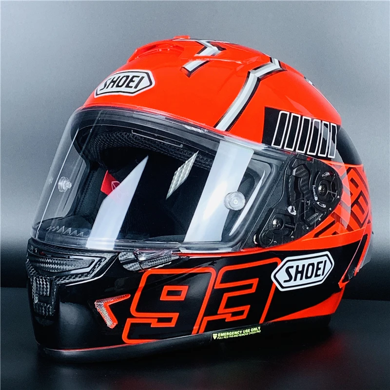 

Shoei X-Spirit III X14 Marquez 4 Kask Helmet Full Face Motorcycle Helmet Red Ant Riding Motocross Racing Motobike Helmet