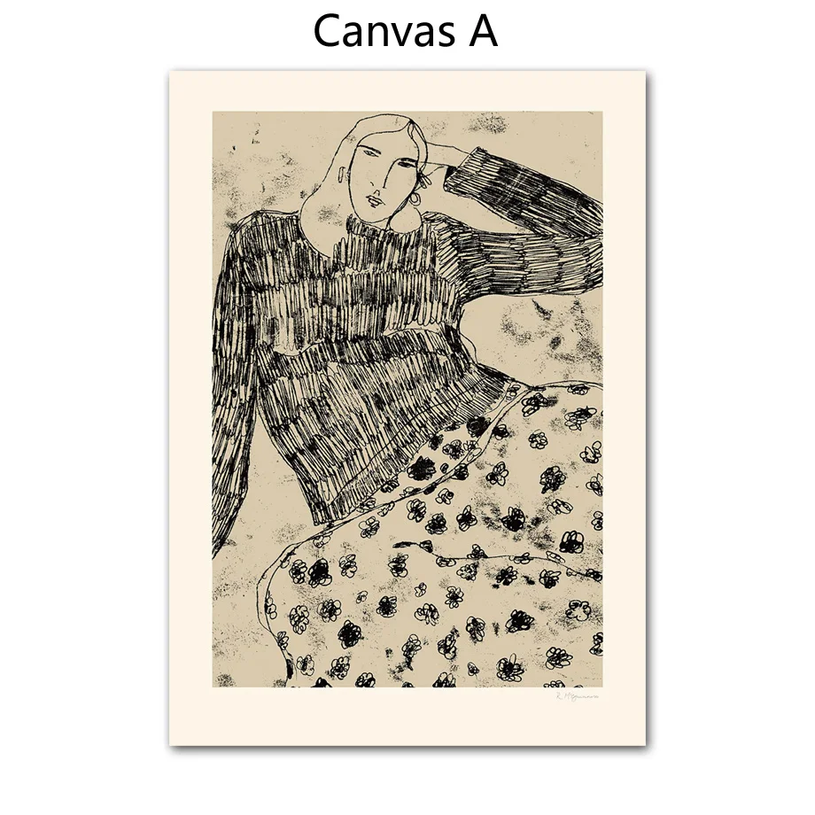 

Настенная картина Abstract Woman Dove Gotinkart