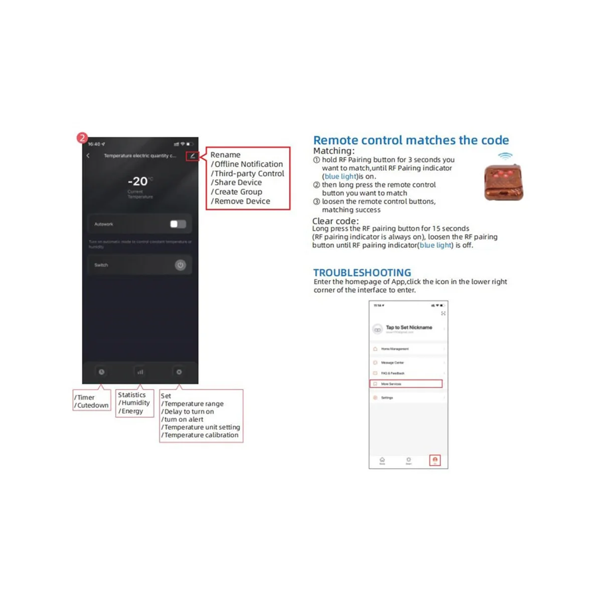 

Tuya WiFi Smart Temperature Switch 16A 3000W with Energy Consumption Monitoring Thermostat for Google Home Alexa