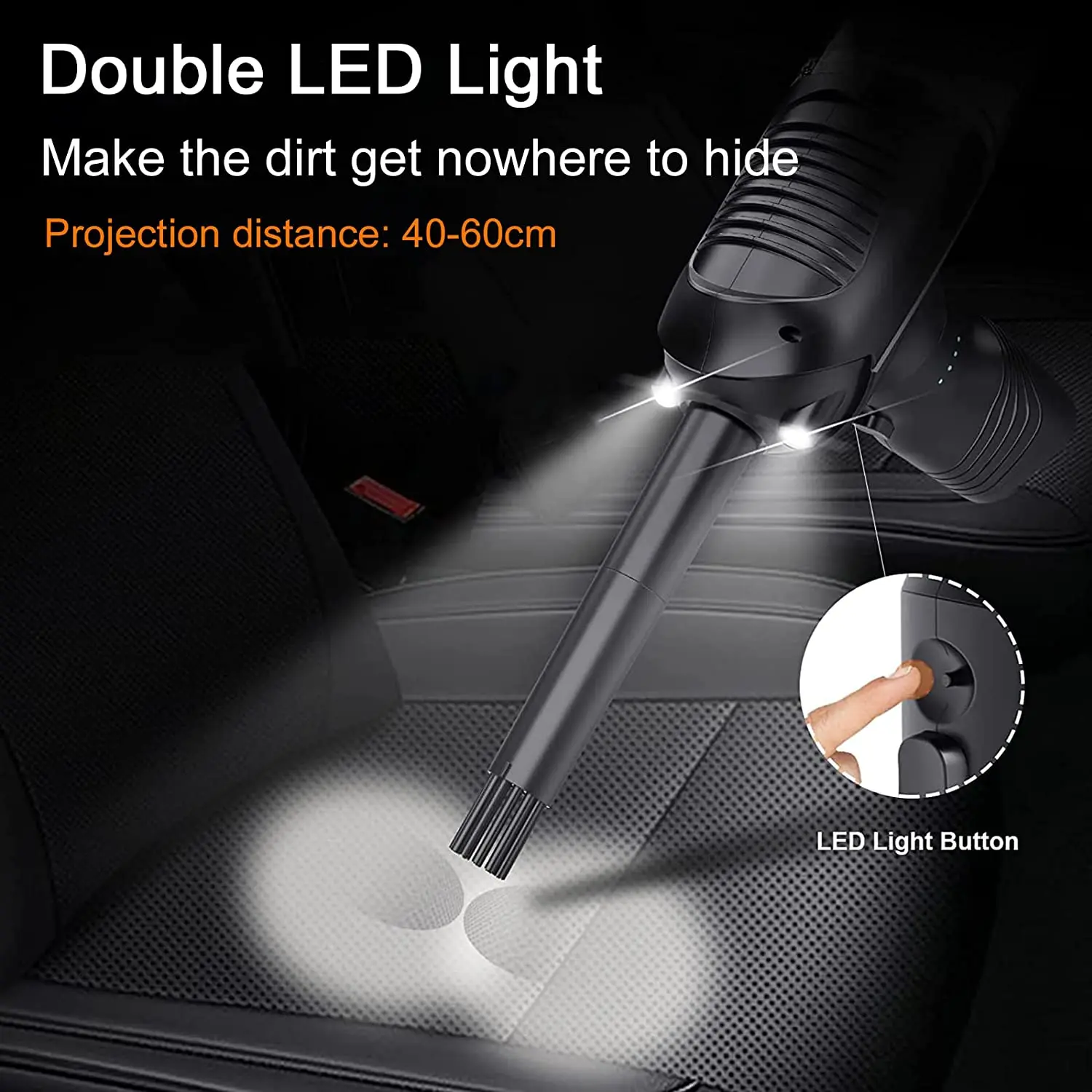 Беспроводная воздуходувка вращающаяся на 360 ° перезаряжаемая Электрическая для