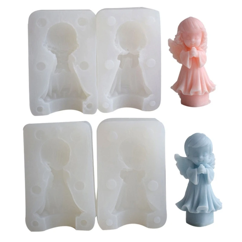 

Angel Boys Girls Silicone Mold Epoxy Resin Mold DIY Decorations Tool Dropship