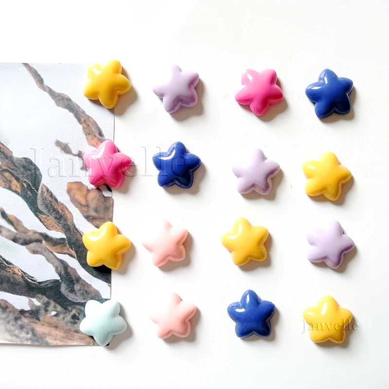 

10PCS Colorful Star Fridge Magnets Small Magnetic Stickers For Refrigerator 2CM Decorative Tiny Magnet Set For Photo Wall Decor